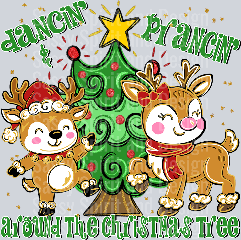 Dancin and Prancin Around the Christmas Tree