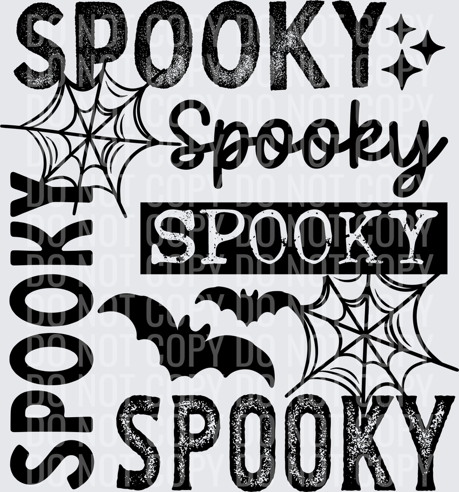Spooky Black single color