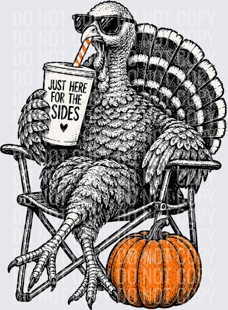 Cool-Turkey-Relaxing-In-Chair-With-Drink-And-Pumpkin-1-3600px