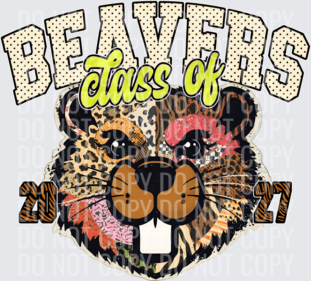 KayndiDesigns 10.26 Class of 2027 Bright Beavers