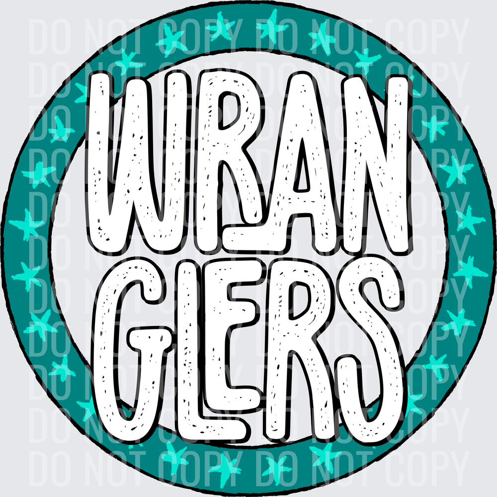 WranglersStarCircleTealTurquoise