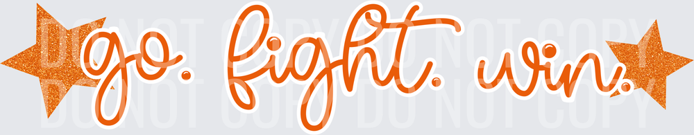 Go Fight Win Orange
