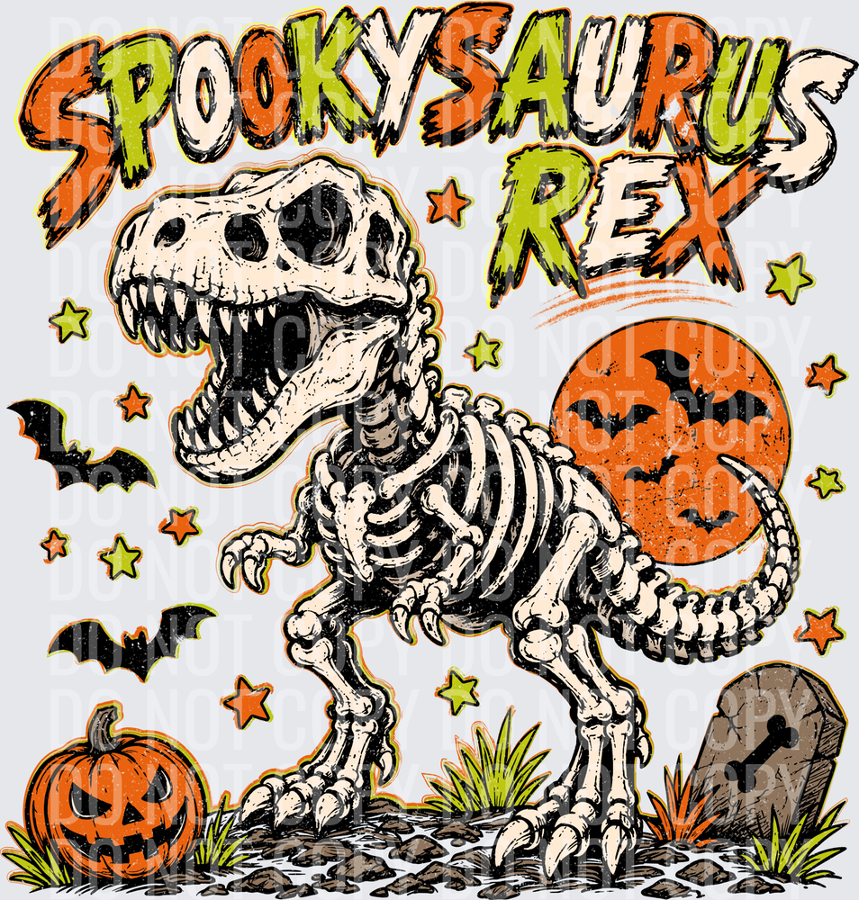 Spookysaurus Rex Boy Halloween