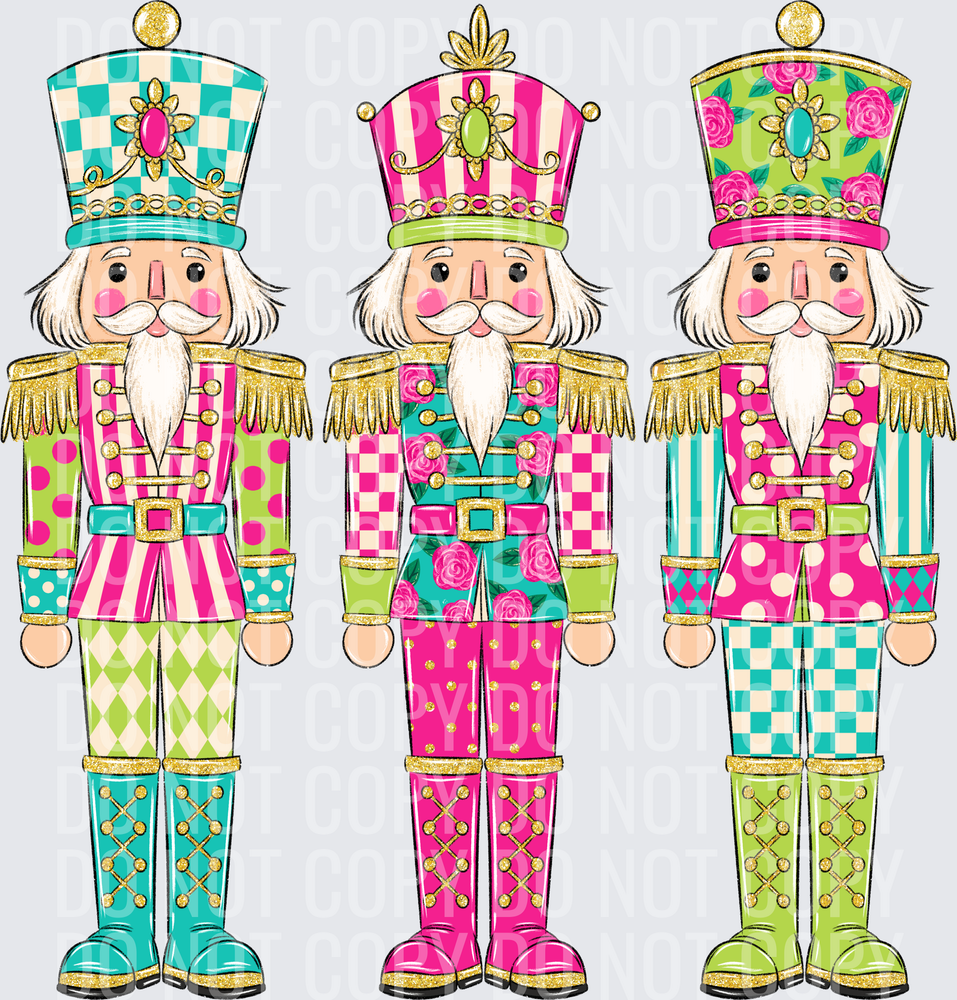 Colorful Christmas Nutcrackers
