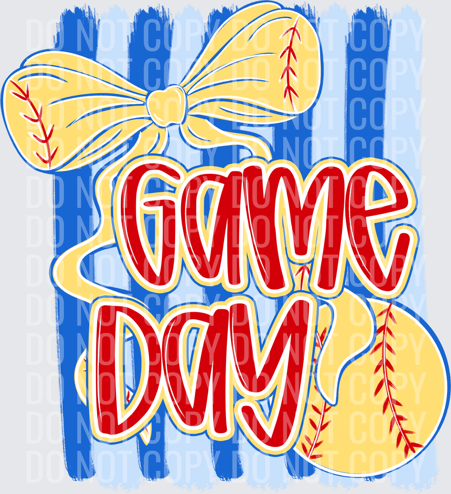 Game Day Preppy Softball
