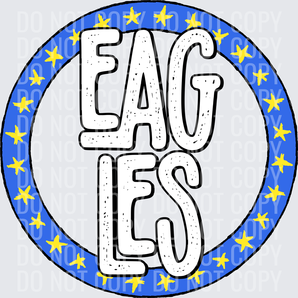 EaglesStarCircleRoyalYellow