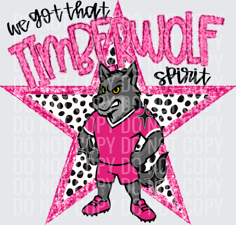 KayndiDesigns 09.26 We Got That Spirit Timberwolf Pink