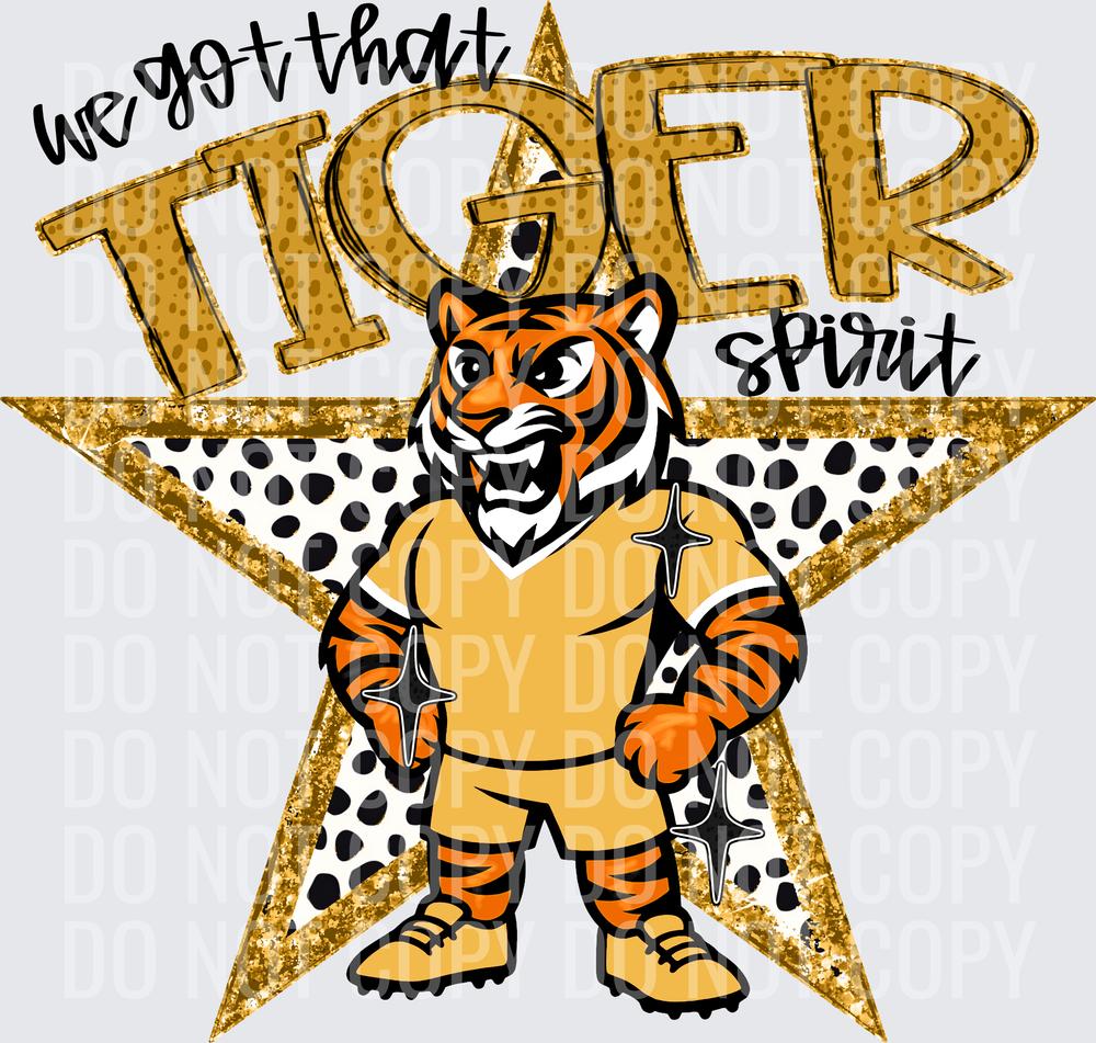KayndiDesigns 09.26 We Got That Spirit Tiger Gold