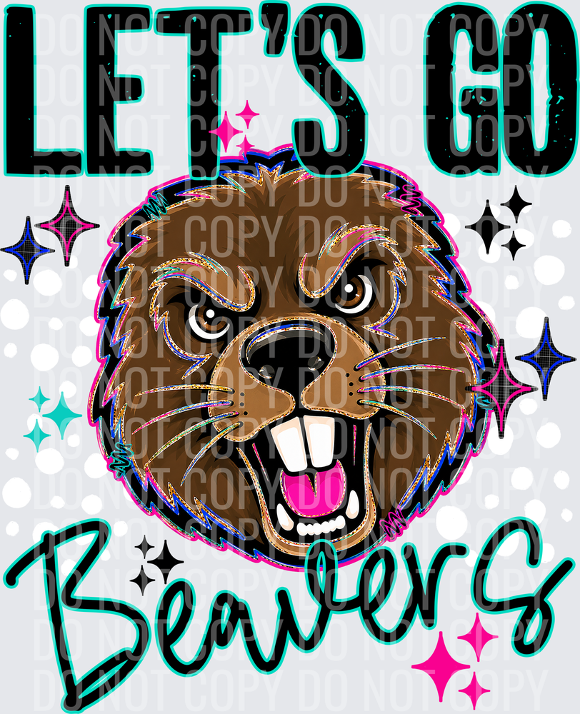 LETS GO MASCOTS BEAVERS