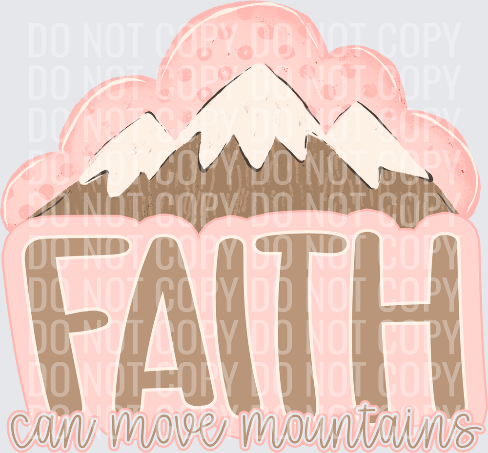 Faith Can Move Mountains Pastel
