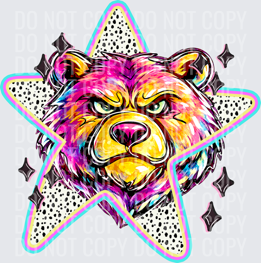 KayndiDesigns 05.26 Doodle Star Bear