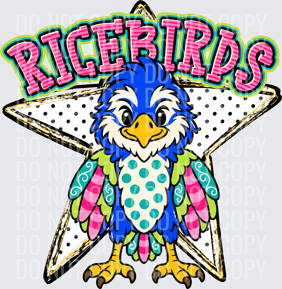 KayndiDesigns 10.26 Pattern Parade Star Ricebirds