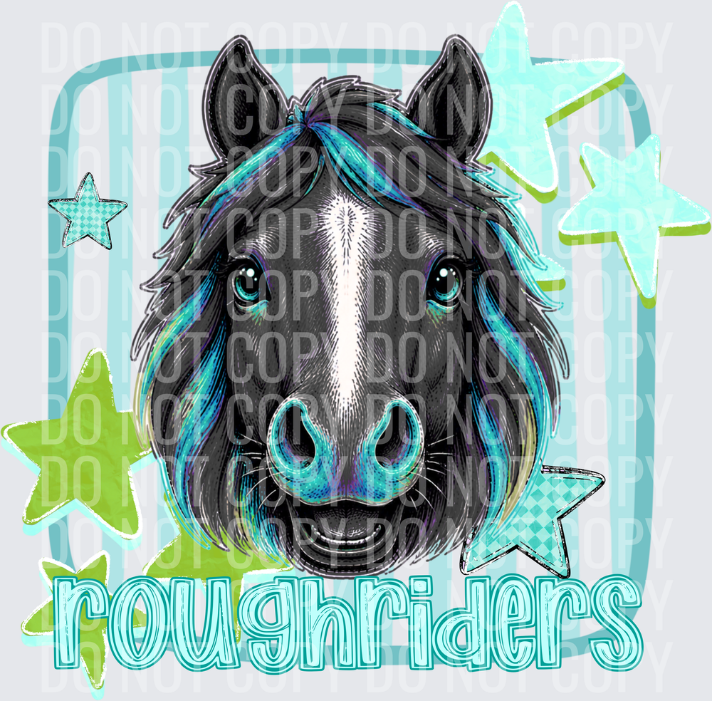 ROUGHRIDERS HORSE