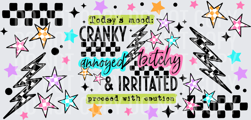 Proceed with caution 16oz wrap