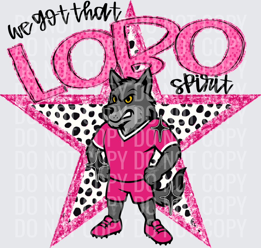 KayndiDesigns 09.26 We Got That Spirit Lobo Pink