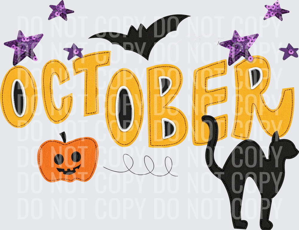 october faux emb hwds