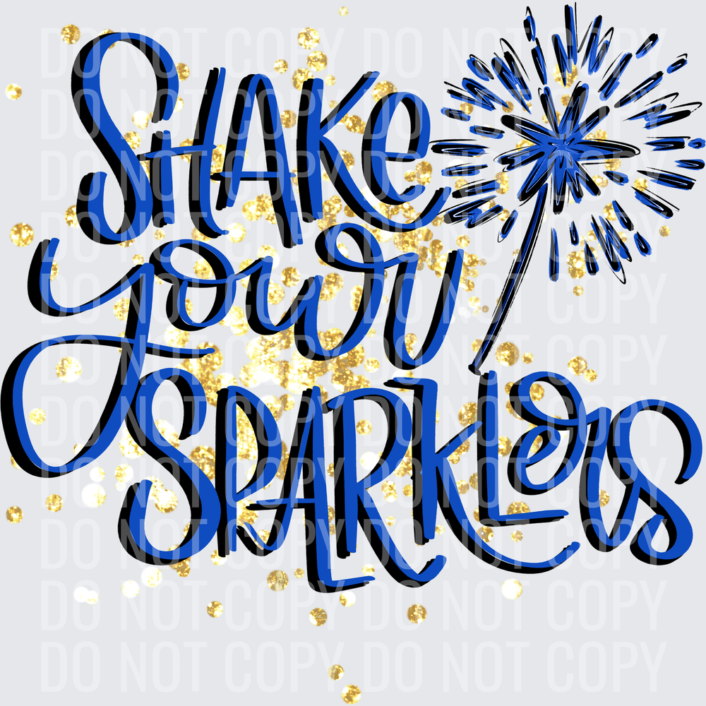 shake your sparklers blue