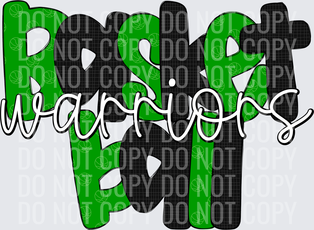WarriorsGreenBlack-Basketball