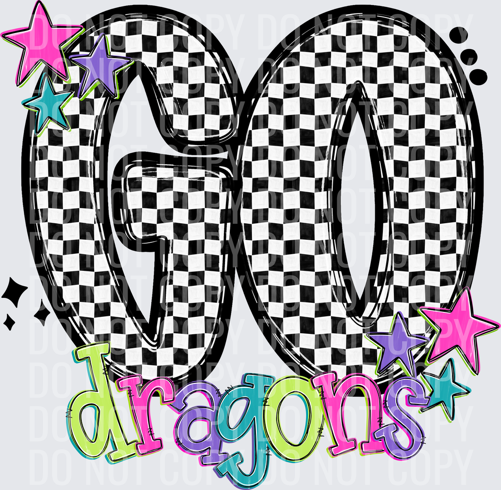 dragonsGo Checker Neons 0926-0025