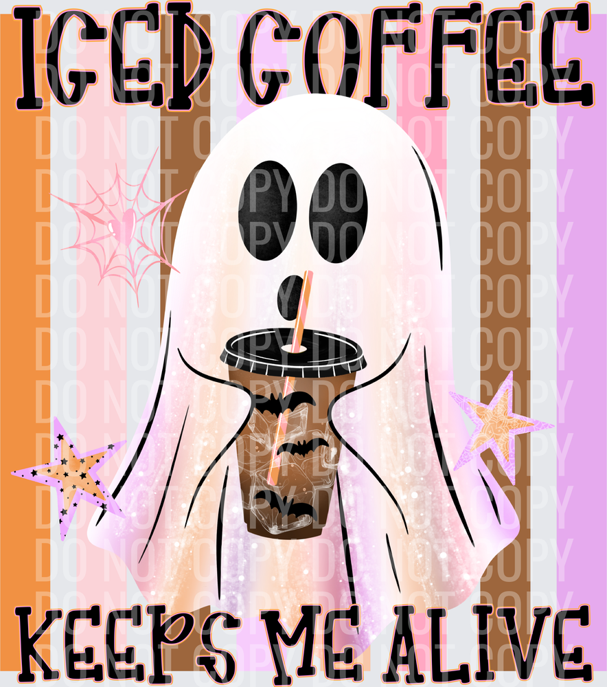 Iced coffee keeps me alive