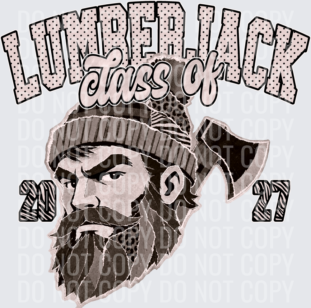 KayndiDesigns 10.26 Class of 2027 Neutral Lumberjack