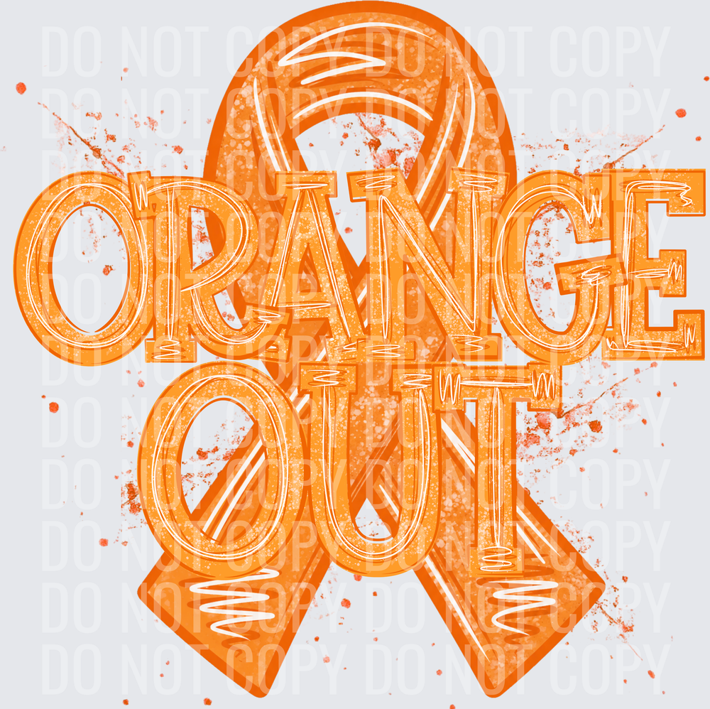ORANGE OUT RIBBON
