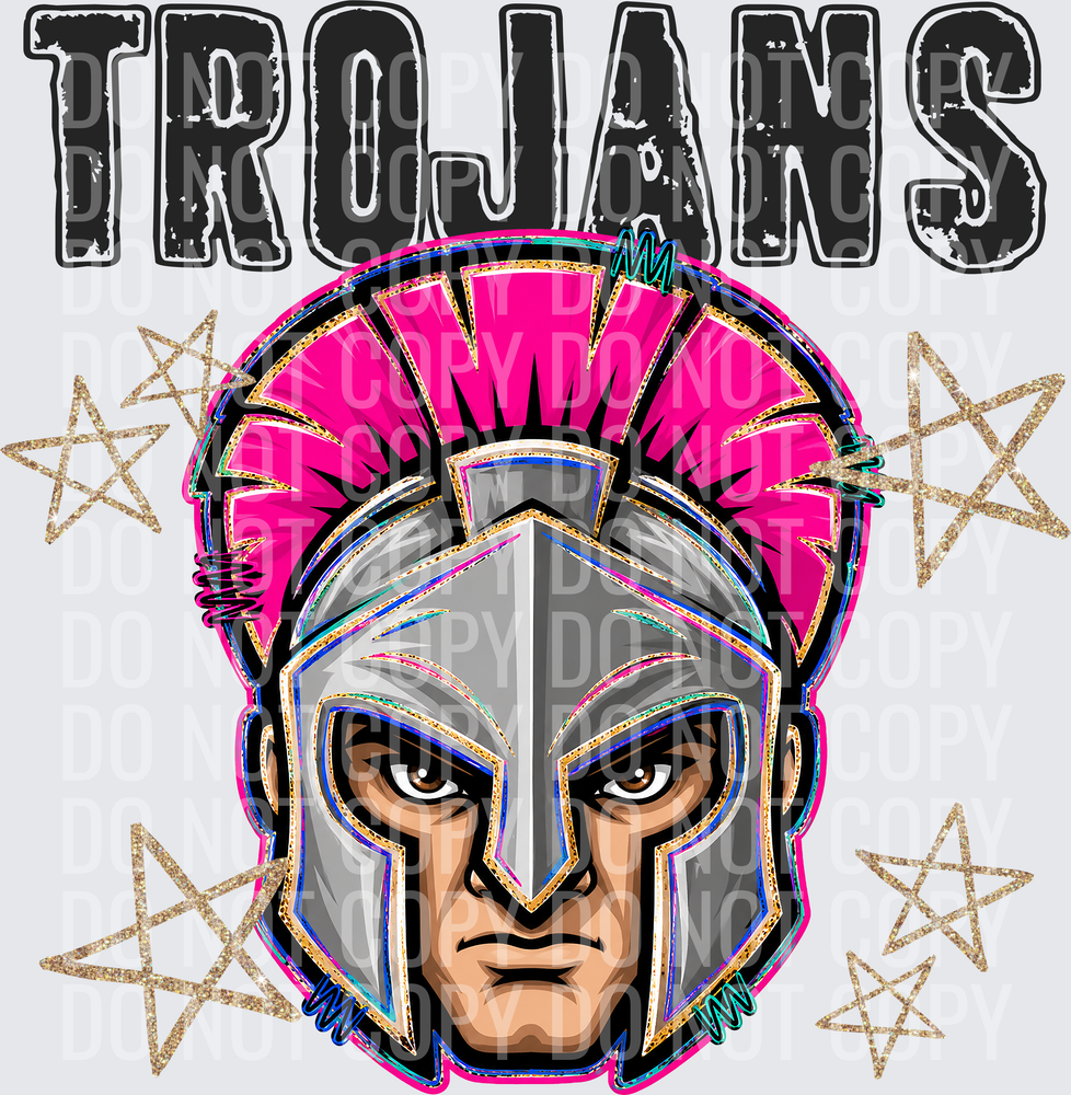 KayndiDesigns 08.26 Grunge Varsity Trojans