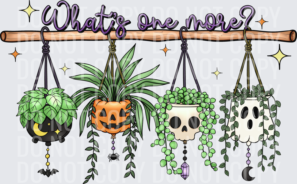 What’s one more plant Halloween