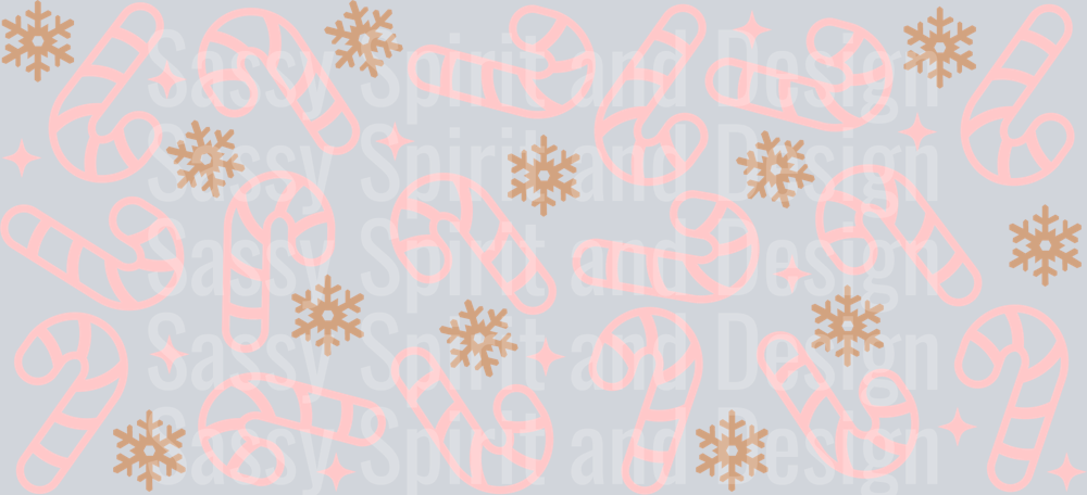 Pink Candy Cane PNG