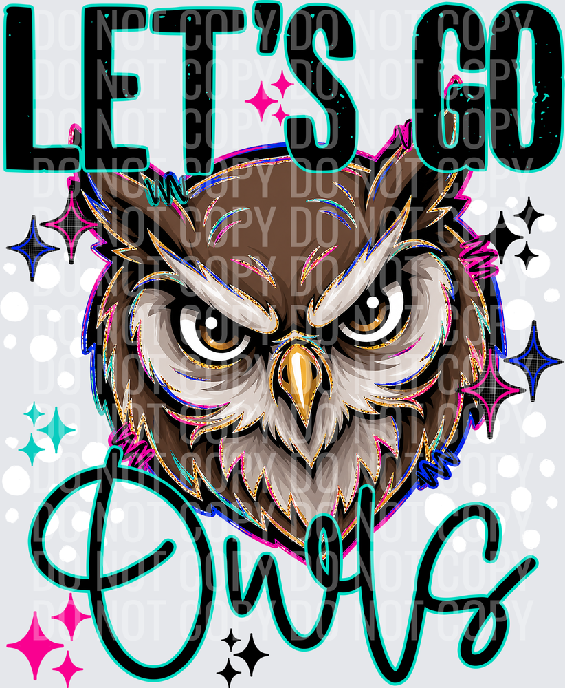 LETS GO MASCOTS OWLS
