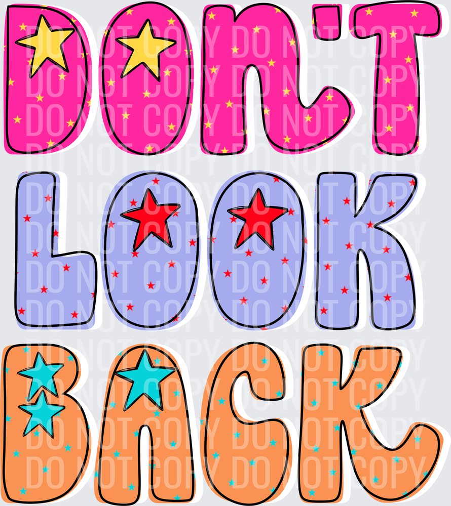 Don’t look back