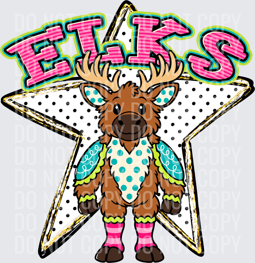 KayndiDesigns 10.26 Pattern Parade Star Elks