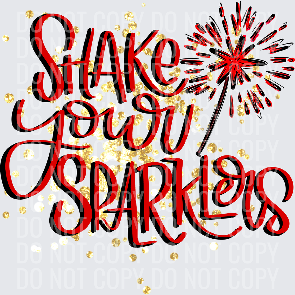 shake your sparklers red
