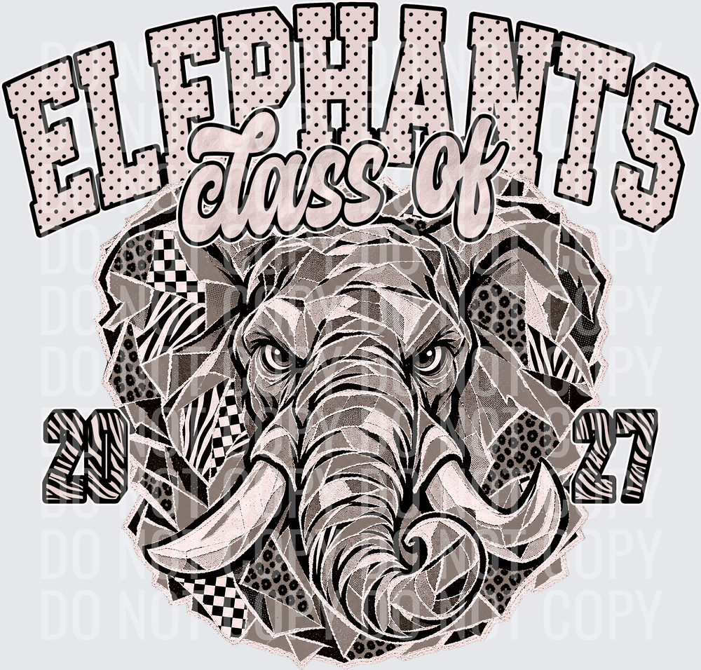 KayndiDesigns 10.26 Class of 2027 Neutral Elephants 2