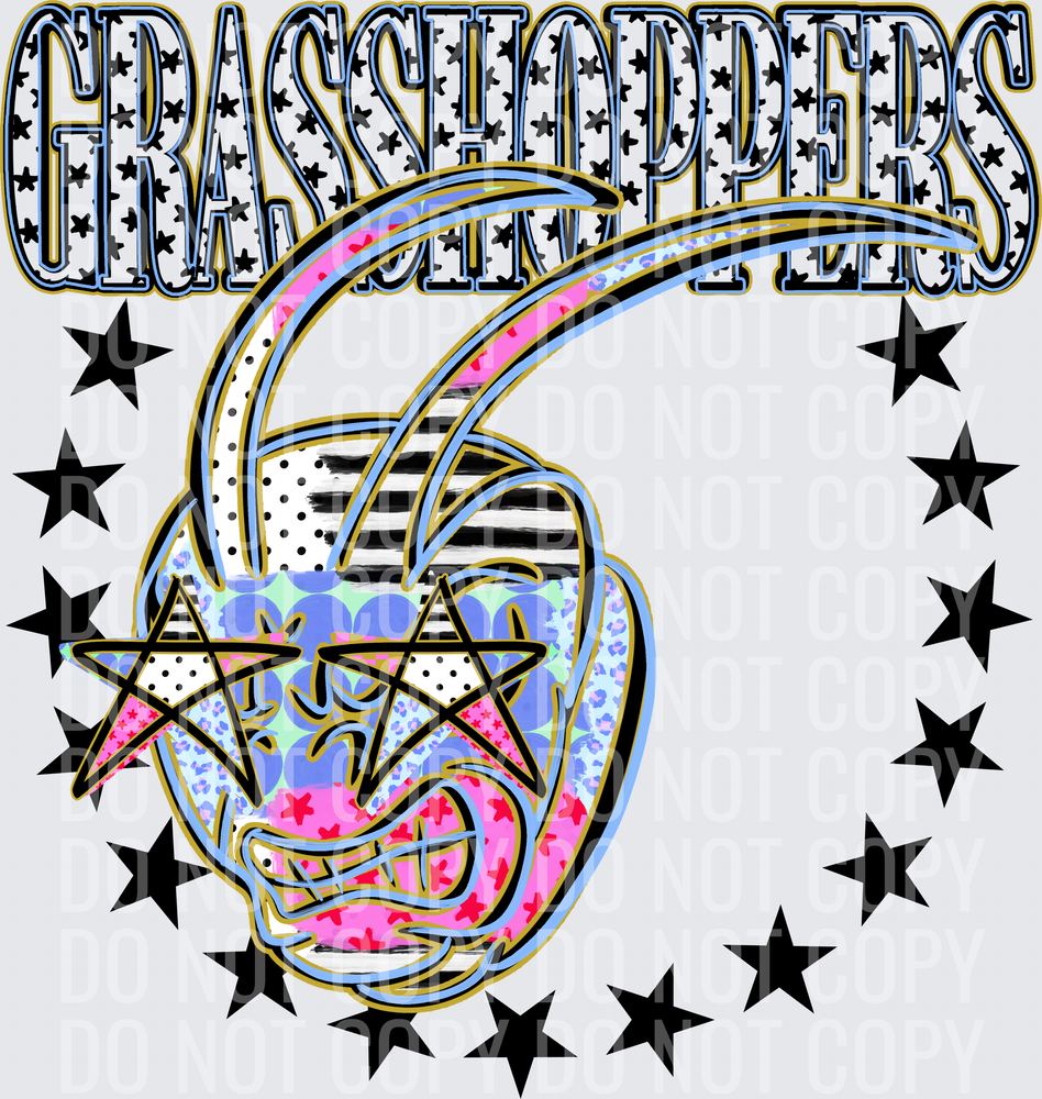 KayndiDesigns 09.26 Patchwork Varisty Stars Grasshoppers