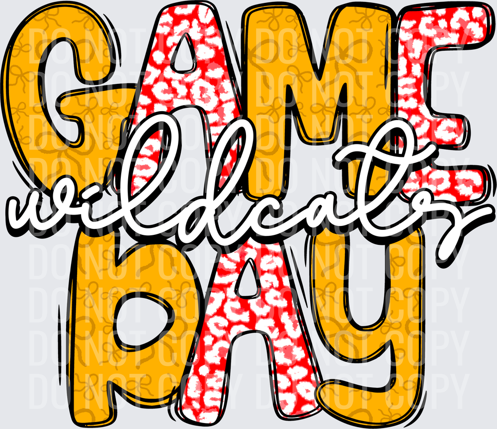 WildcatsGameDayGoldRed