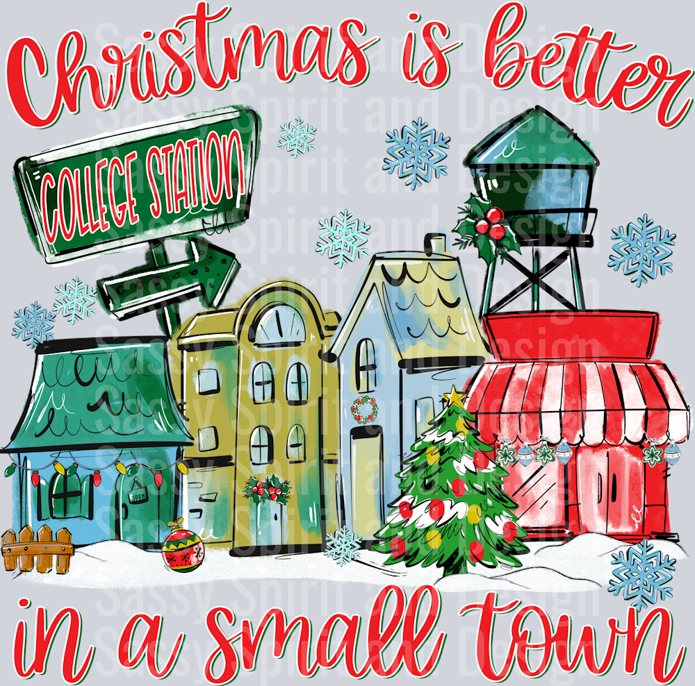COLLEGE STATION - TRADITIONAL CHRISTMAS SMALL TOWN