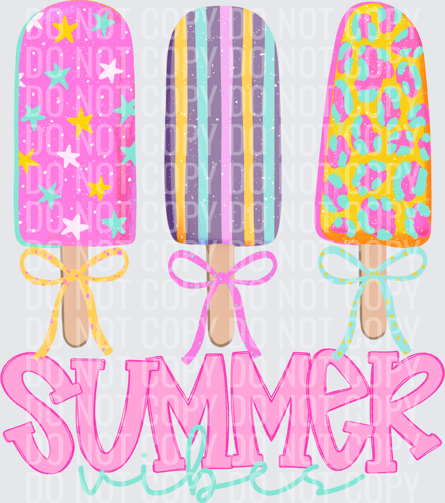 Summer vibes popsicles