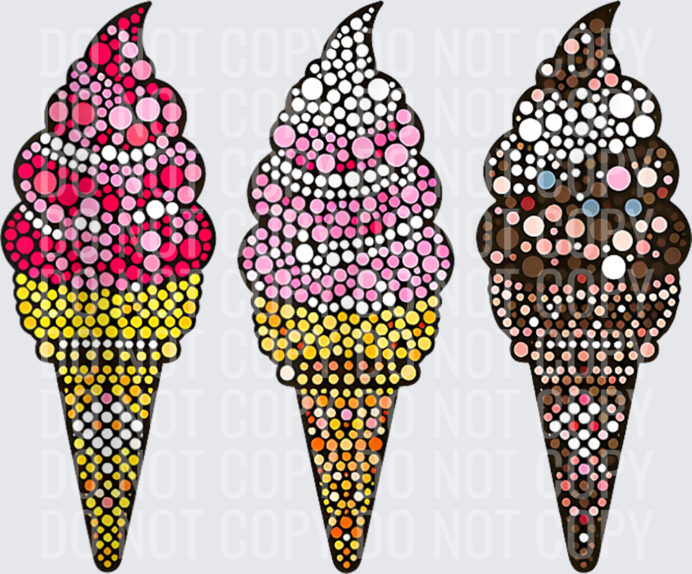 Ice-Cream-Polka-Dots-Happy-Dot-Day-Women-Men-Kids-Tank-Top