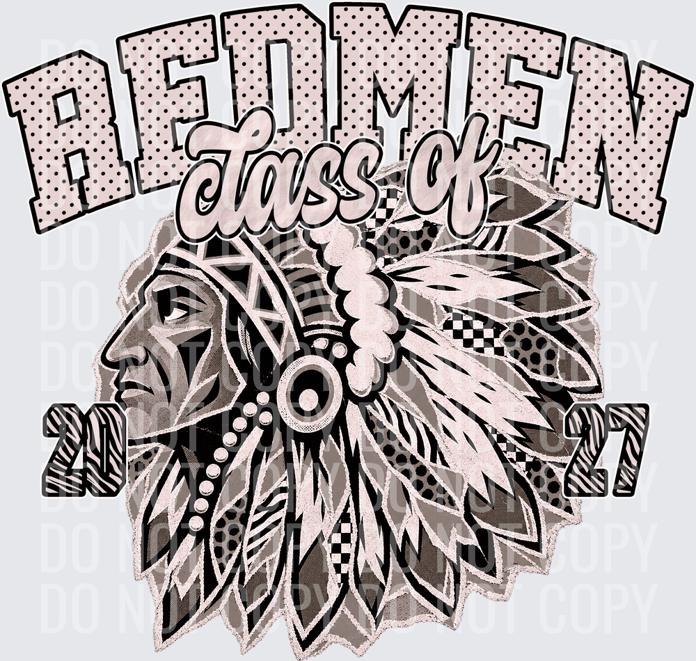 KayndiDesigns 10.26 Class of 2027 Neutral Redmen 9