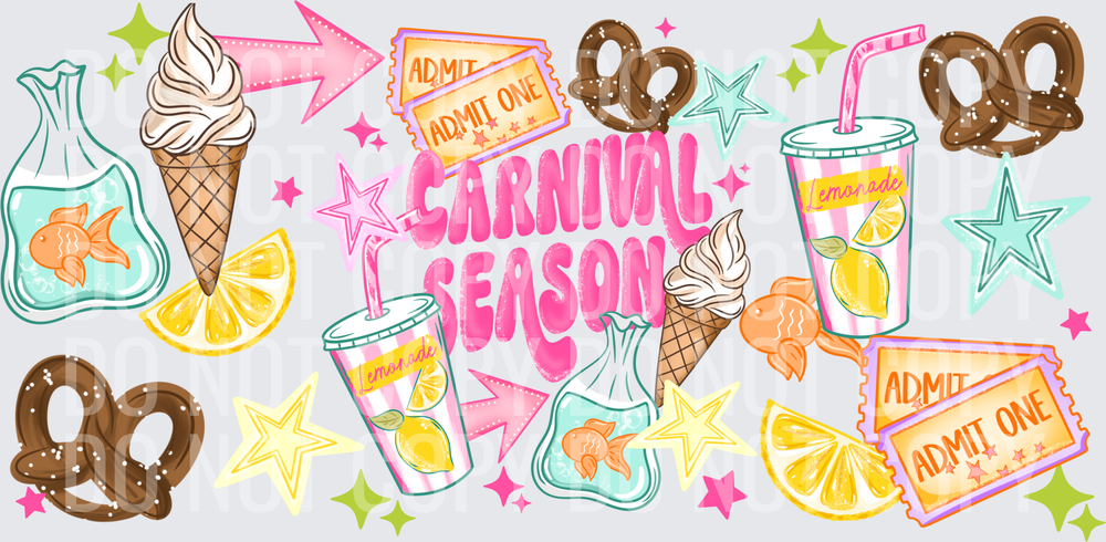 Carnival season 16oz wrap
