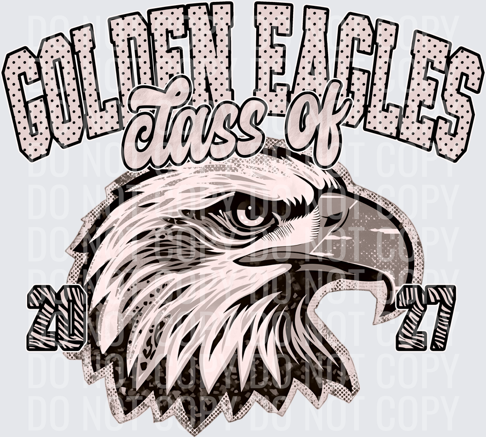 KayndiDesigns 10.26 Class of 2027 Neutral Golden Eagles