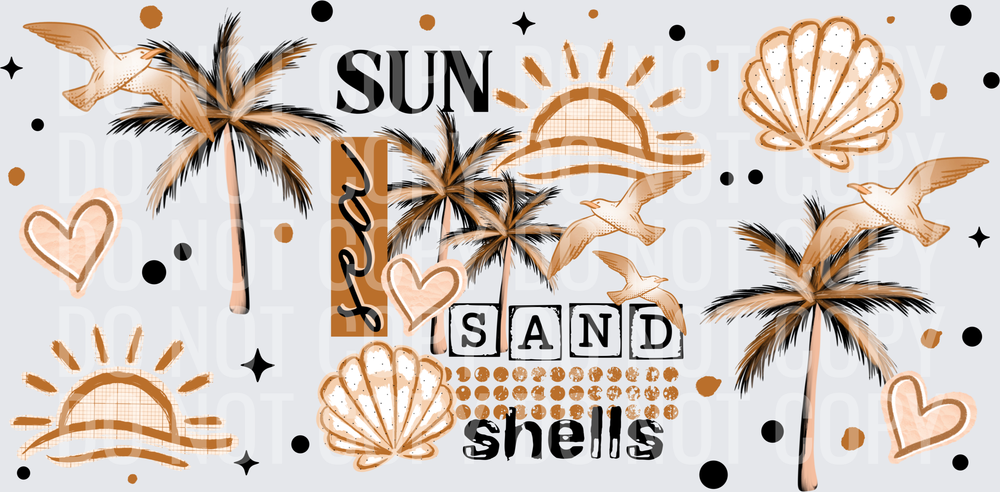 Neutral Sun Sea Sand 16oz wrap