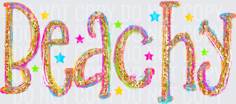 BEACHY BRUSH GLITTER