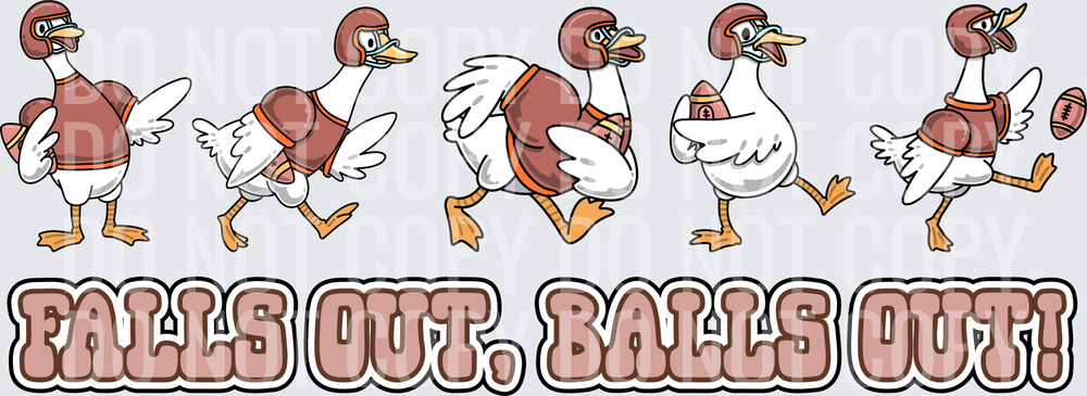Coquette Football Cheer Canva Frame - 3