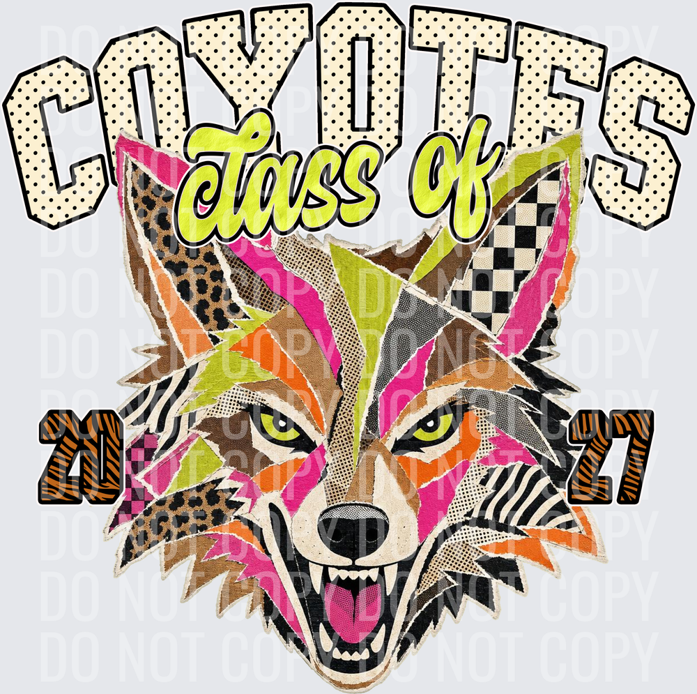 KayndiDesigns 10.26 Class of 2027 Bright Coyotes