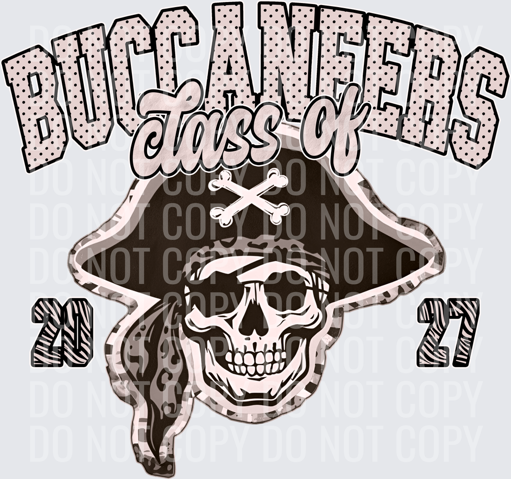 KayndiDesigns 10.26 Class of 2027 Neutral Buccaneers