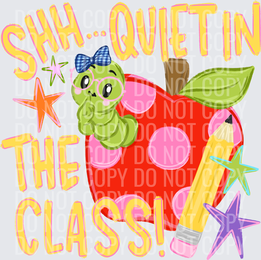 quiet in the class