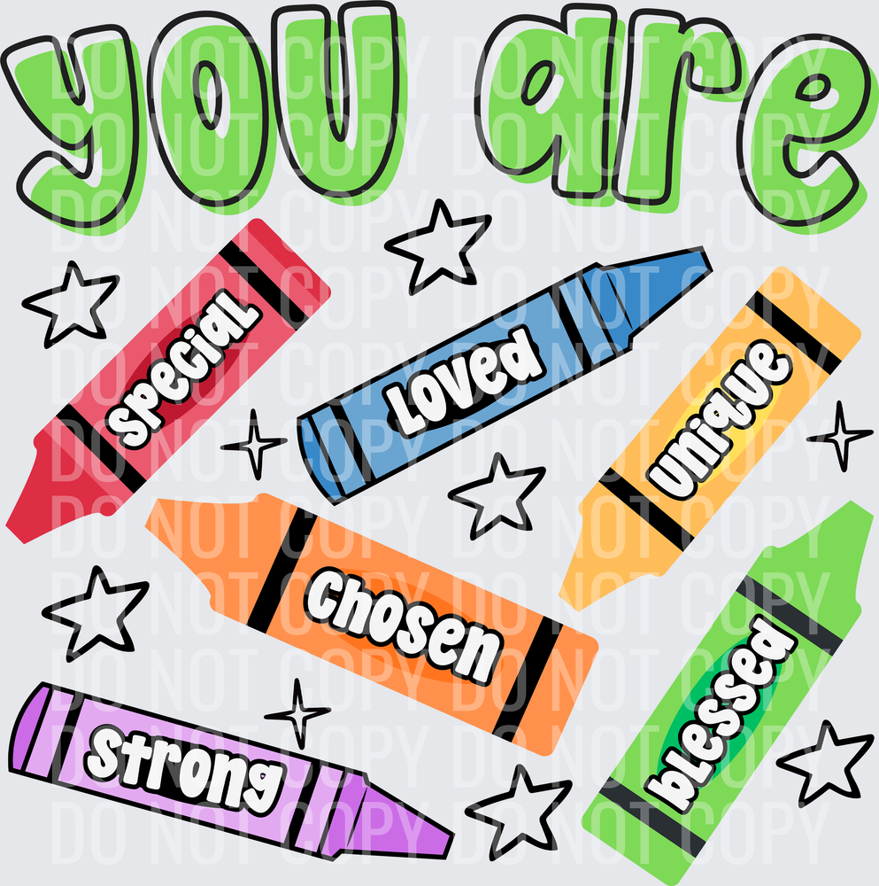 YOU ARE CRAYONS
