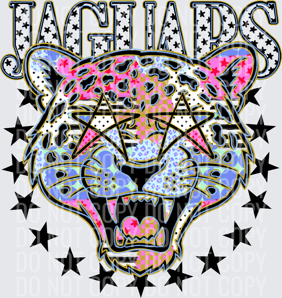 KayndiDesigns 09.26 Patchwork Varisty Stars Jaguars